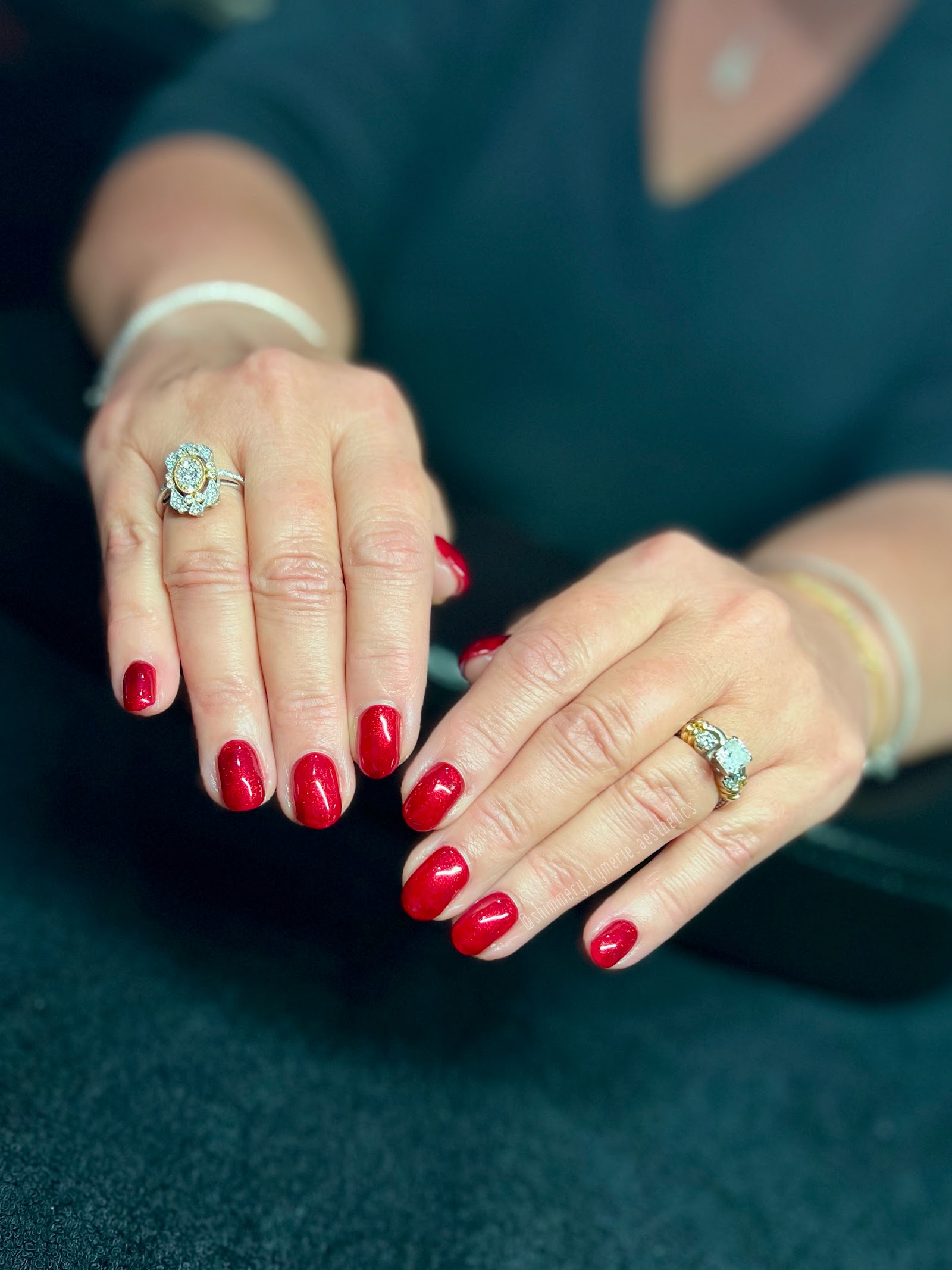 Shimmery Kymerie Aesthetics LLC nail photo 2